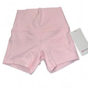 Lululemon Athletica Light Pink High-Waist Shorts